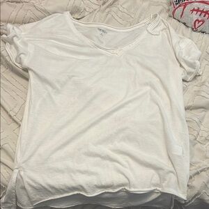 Relaxed Cream Short Sleeve T-Shirt